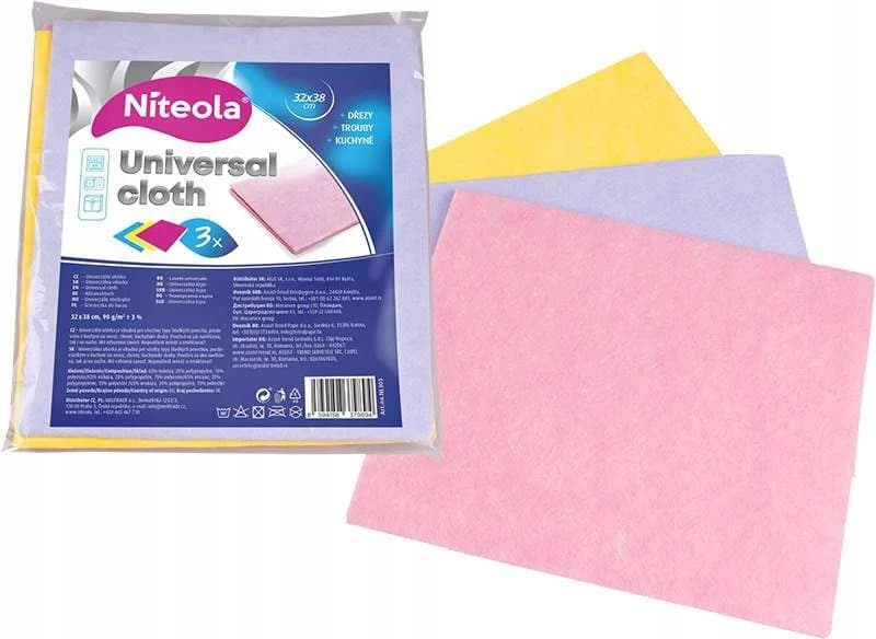 Niteola Universal univerzální utěrky 32 × 38 cm, 3 ks
