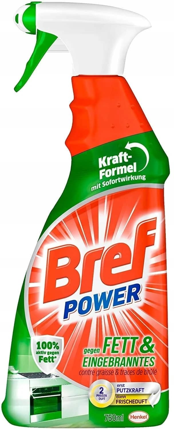 Bref Power sprej na čištění sporáků a varných desek od mastnoty 0,75l