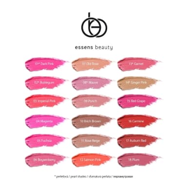 ESSENS BEAUTY rtěnka Boysenberry 06