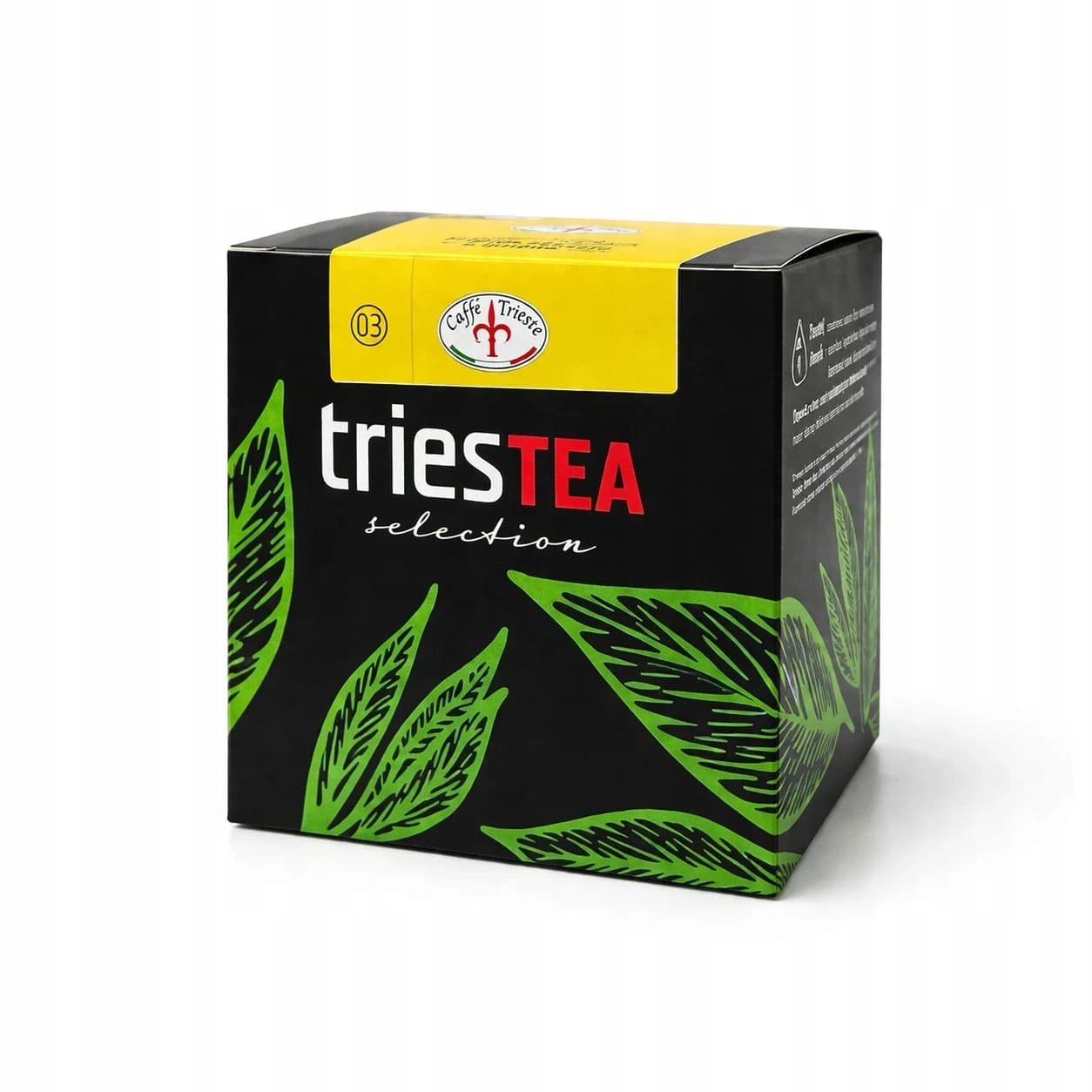 TriesTEA Selection zelený čaj zázvor a citron, 15 ks