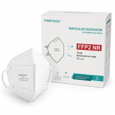 FirstDoc jednorázový respirátor FFP2, 12 ks