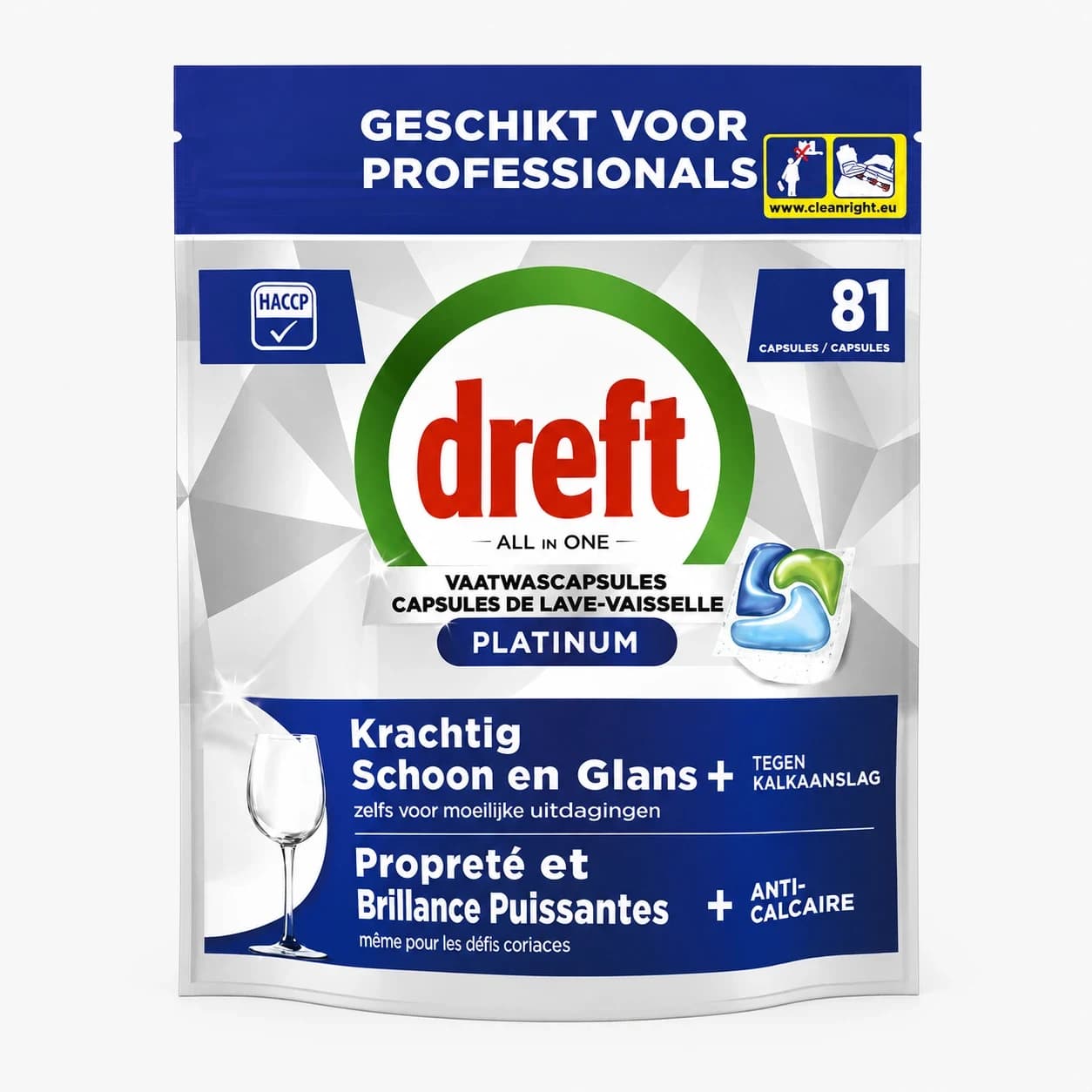 Dreft Platinum Regular kapsle do myčky, 81 ks