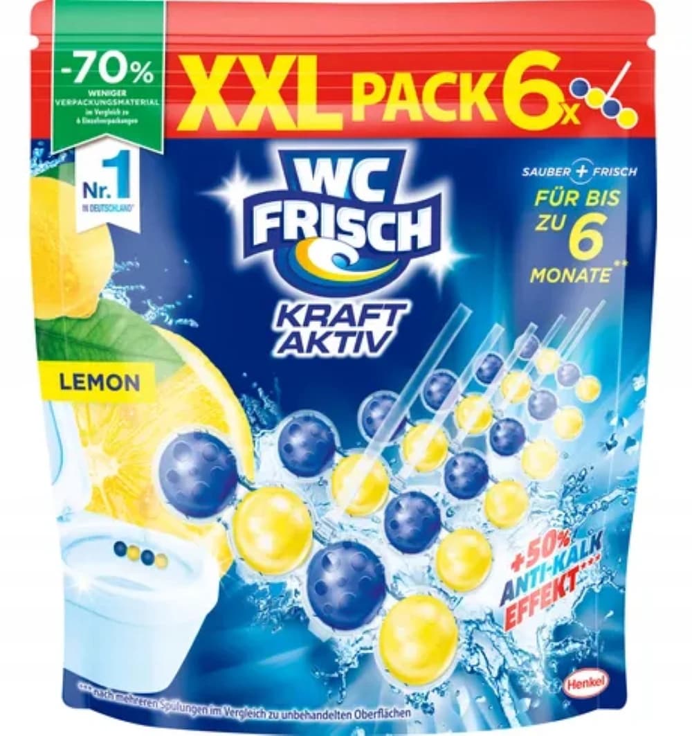 WC Frisch závěska na WC Lemon 6 x 50g