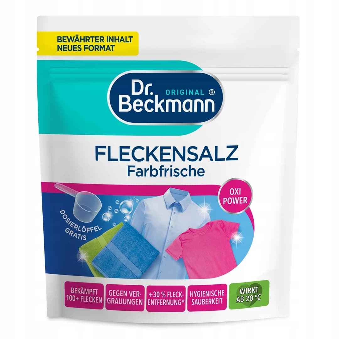 Dr. Beckmann Fleckensalz Oxi-Power odstraňovač skvrn, 400 g