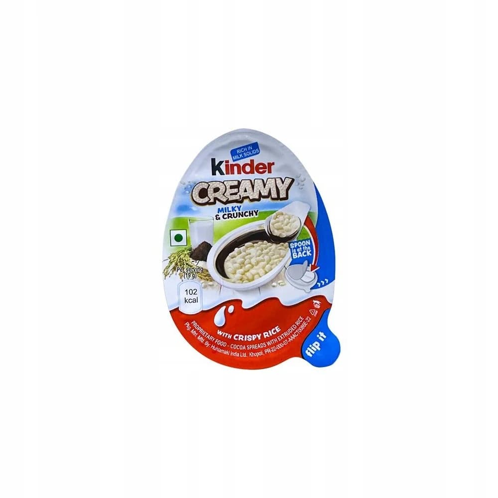 Kinder Creamy Milky & Crunchy, 19 g, 1 ks