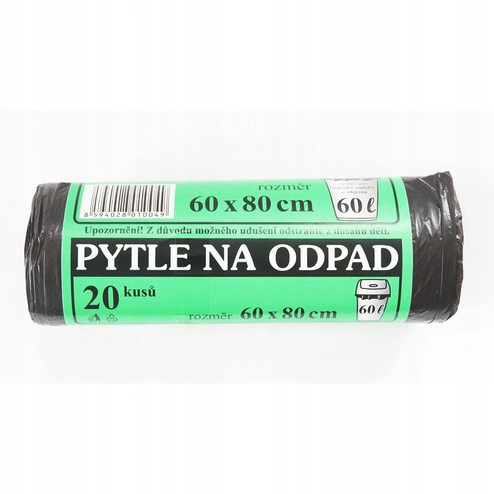 Pytle na odpadky SEKU HDPE 60 x 80 cm, 60 l