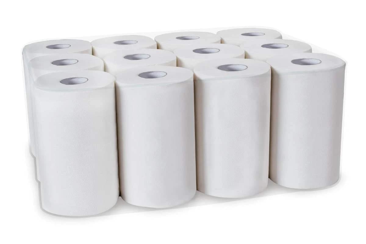 Papírové ručníky MIDI v roli 12 ks 65 m, bílá