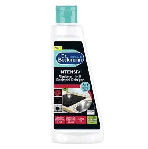 Dr. Beckmann Intensiv čisticí mléko na sklokeramiku a nerez, 250 ml
