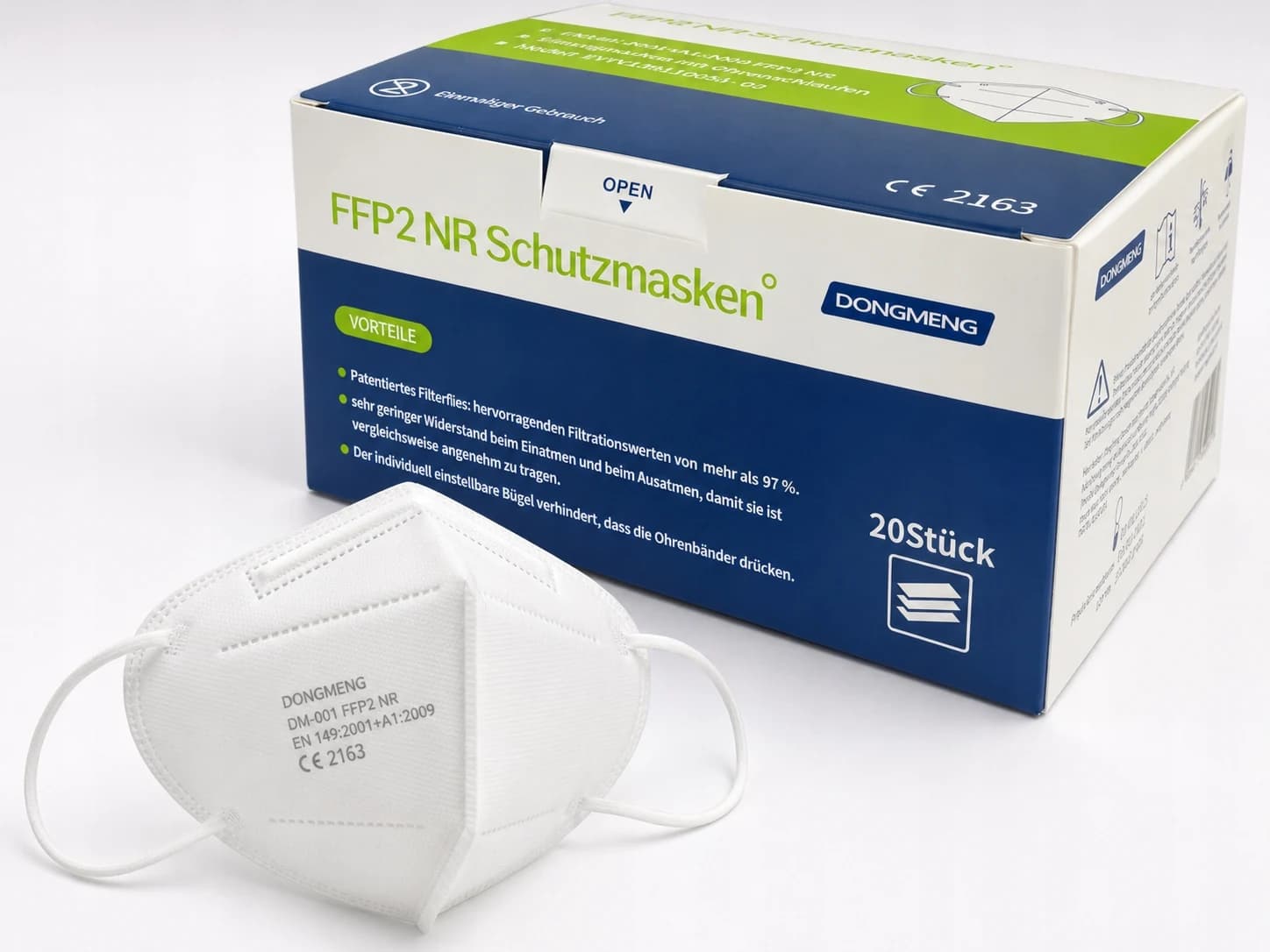 Ochranný respirátor FFP2 DONGMENG 2697330 ks