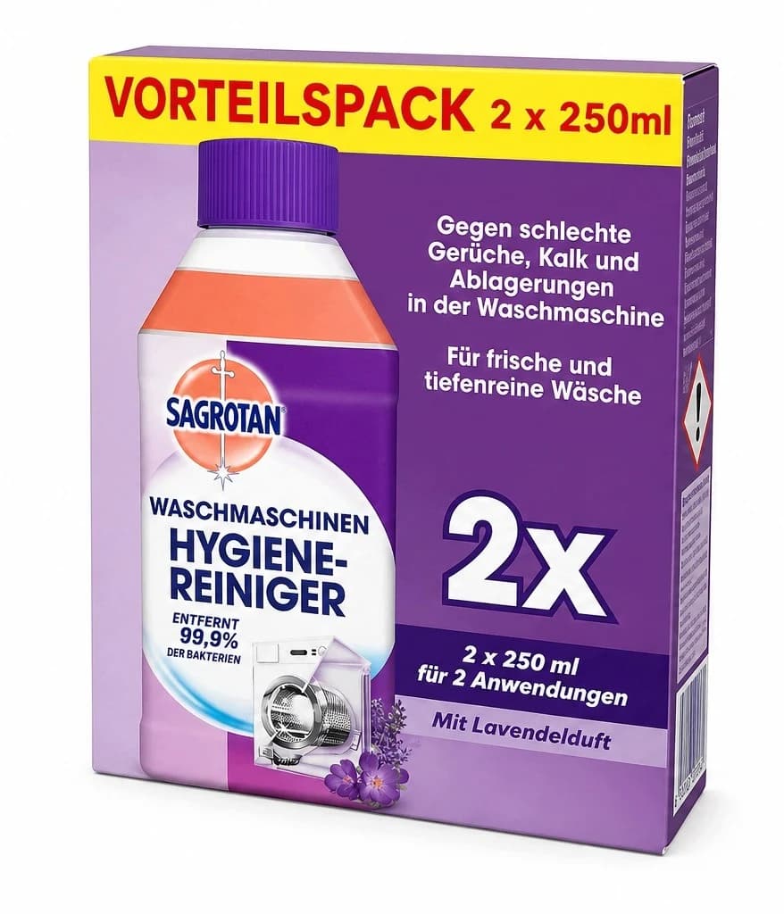 Sagrotan čistič pračky 5v1 - 2x levandule 250ml