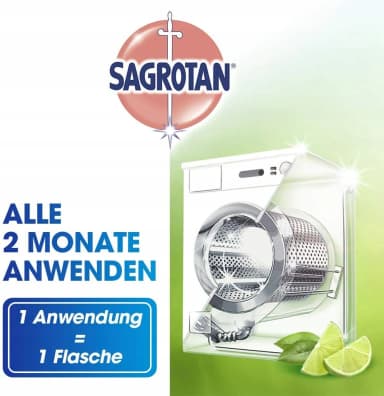 Sagrotan čistič pračky 5v1 - limetka 250ml