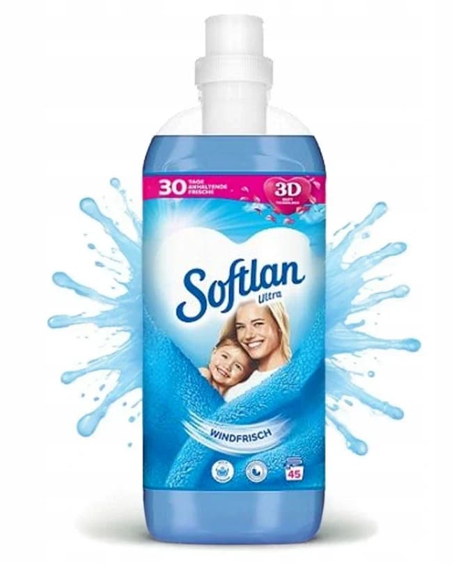 Softlan Ultra tekutá aviváž - Windfrisch modrá, 45 praní 1L