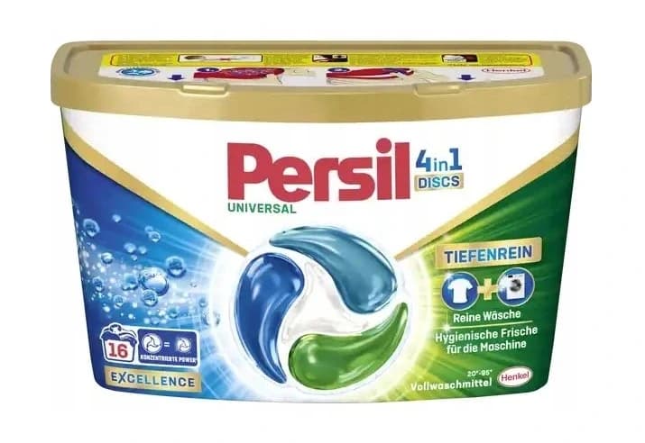 PERSIL 4v1 kapsle na praní UNIVERSAL na bílé prádlo - 16 ks