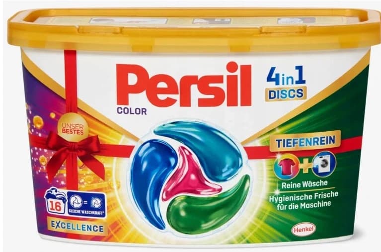 PERSIL 4v1 kapsle na praní COLOR na barevné prádlo - 16 ks