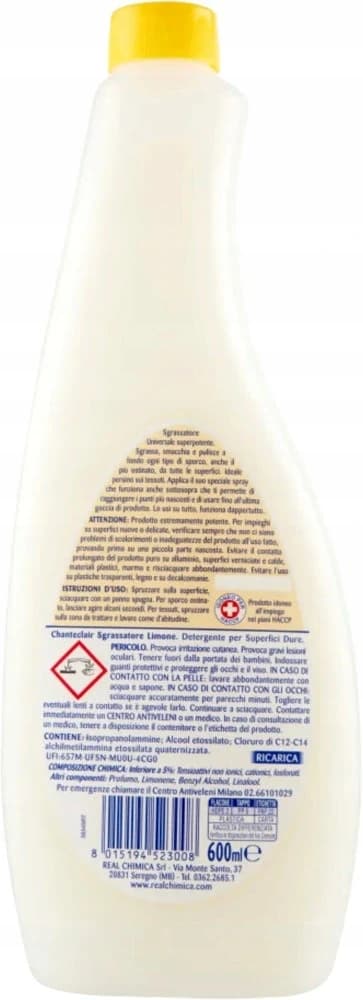 Chanteclair univerzálne odmašťovač citron náplň, 600 ml