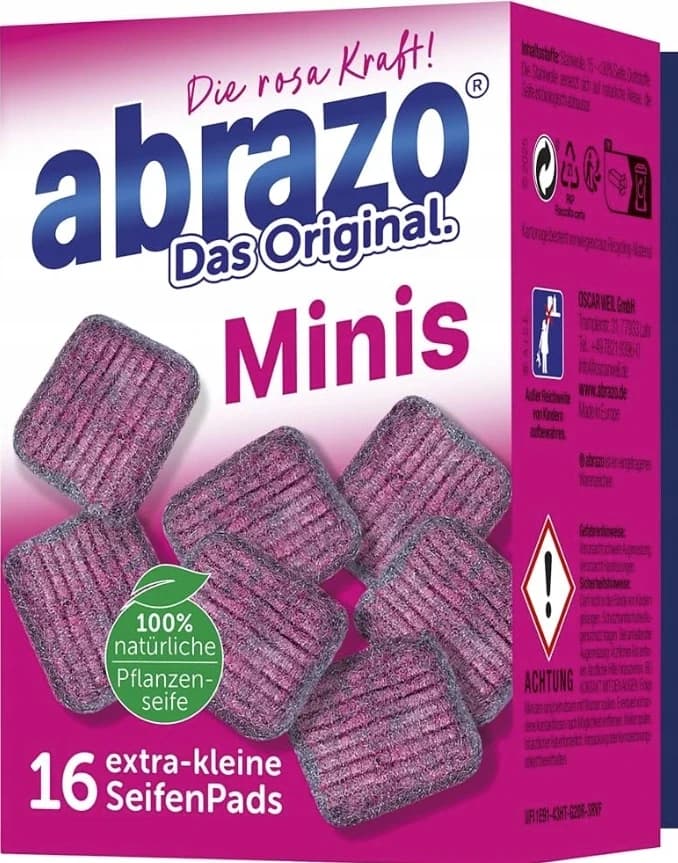 Abrazo Minis kuchyňské čisticí houbičky, 16 ks