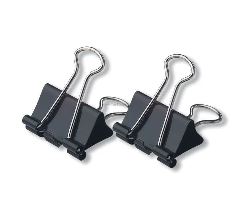 Pořadačové spony BINDER Klip, 25 mm, 12ks