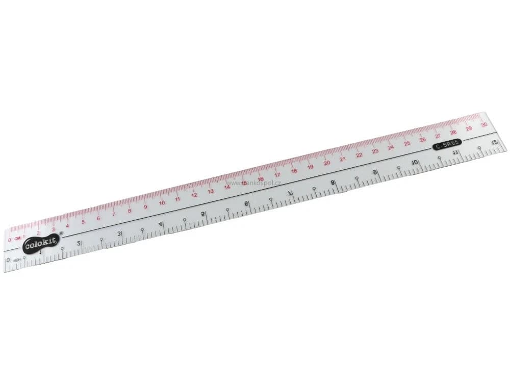 Pravítko ohebné, 30 cm, číré
