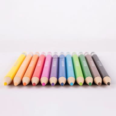Mechanické pastelky APLI Color Click, sada 12 ks