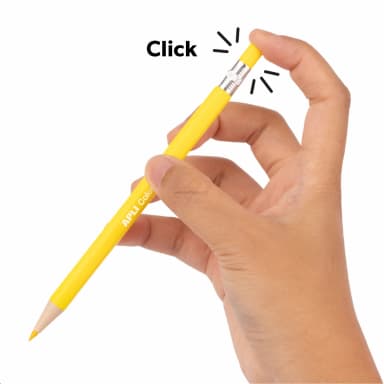 Mechanické pastelky APLI Color Click, sada 12 ks