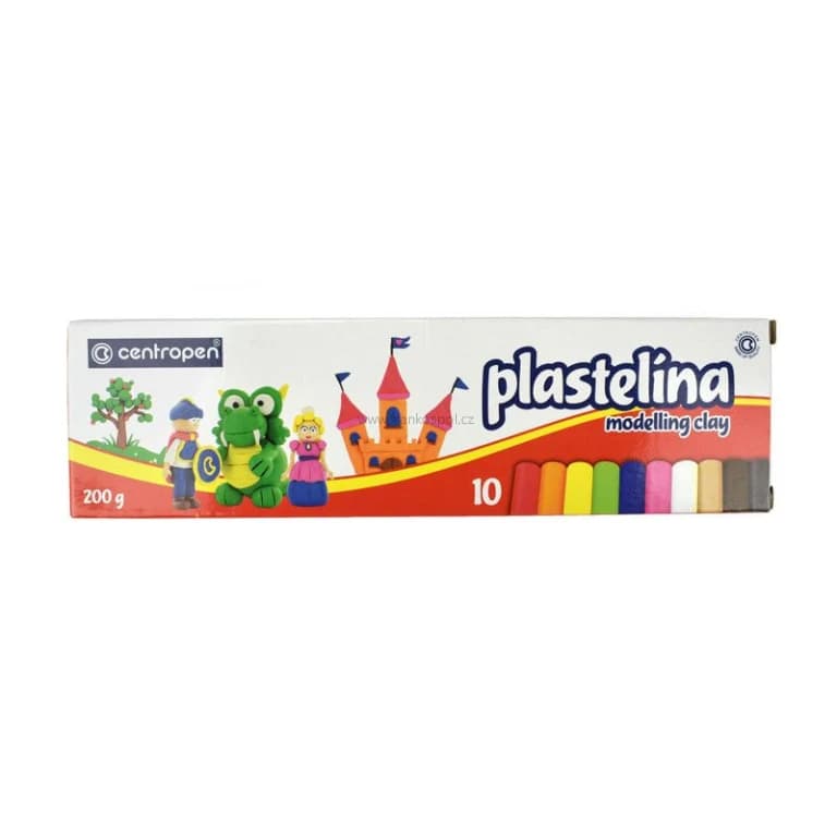 Plastelína CENTROPEN 9560, 10 ks