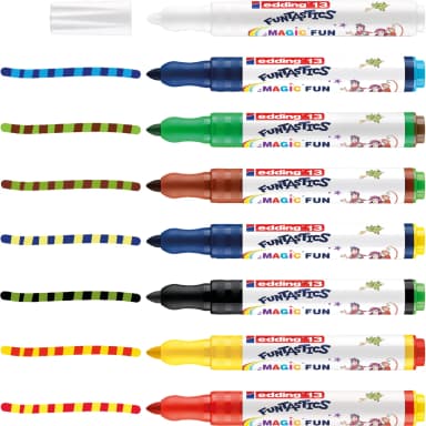 Kouzelné fixy EDDING 13 Funtastics, sada 8 ks