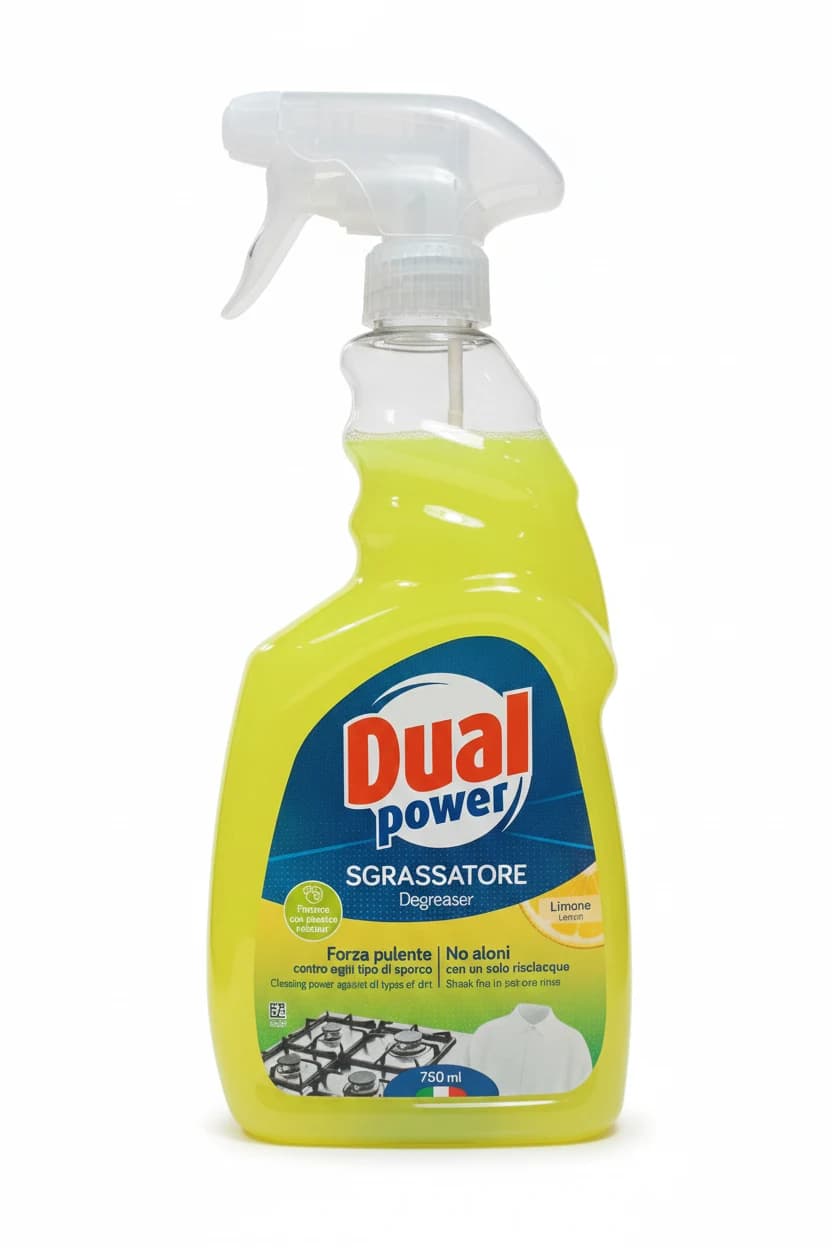 Dual Power univerzální odmašťovač s citronem, 750 ml