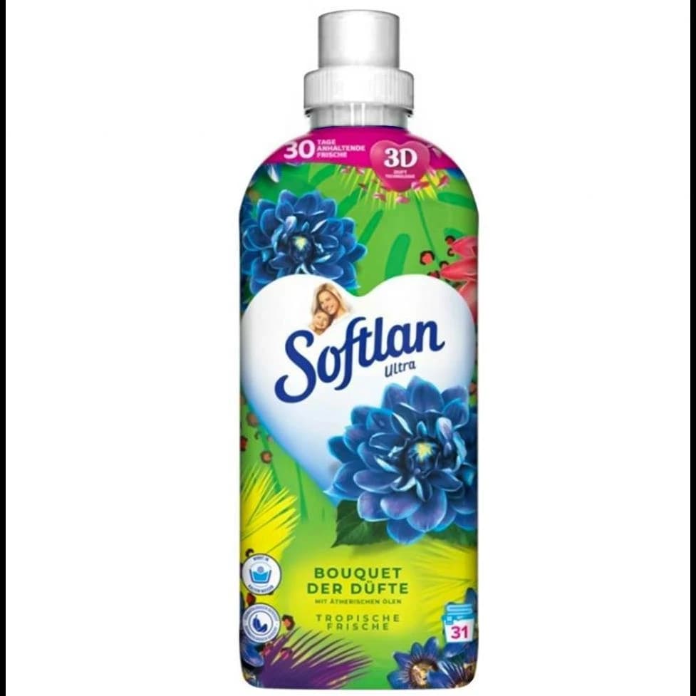 Softlan Ultra koncentrovaná aviváž Tropická svěžest, 31 praní, 650 ml