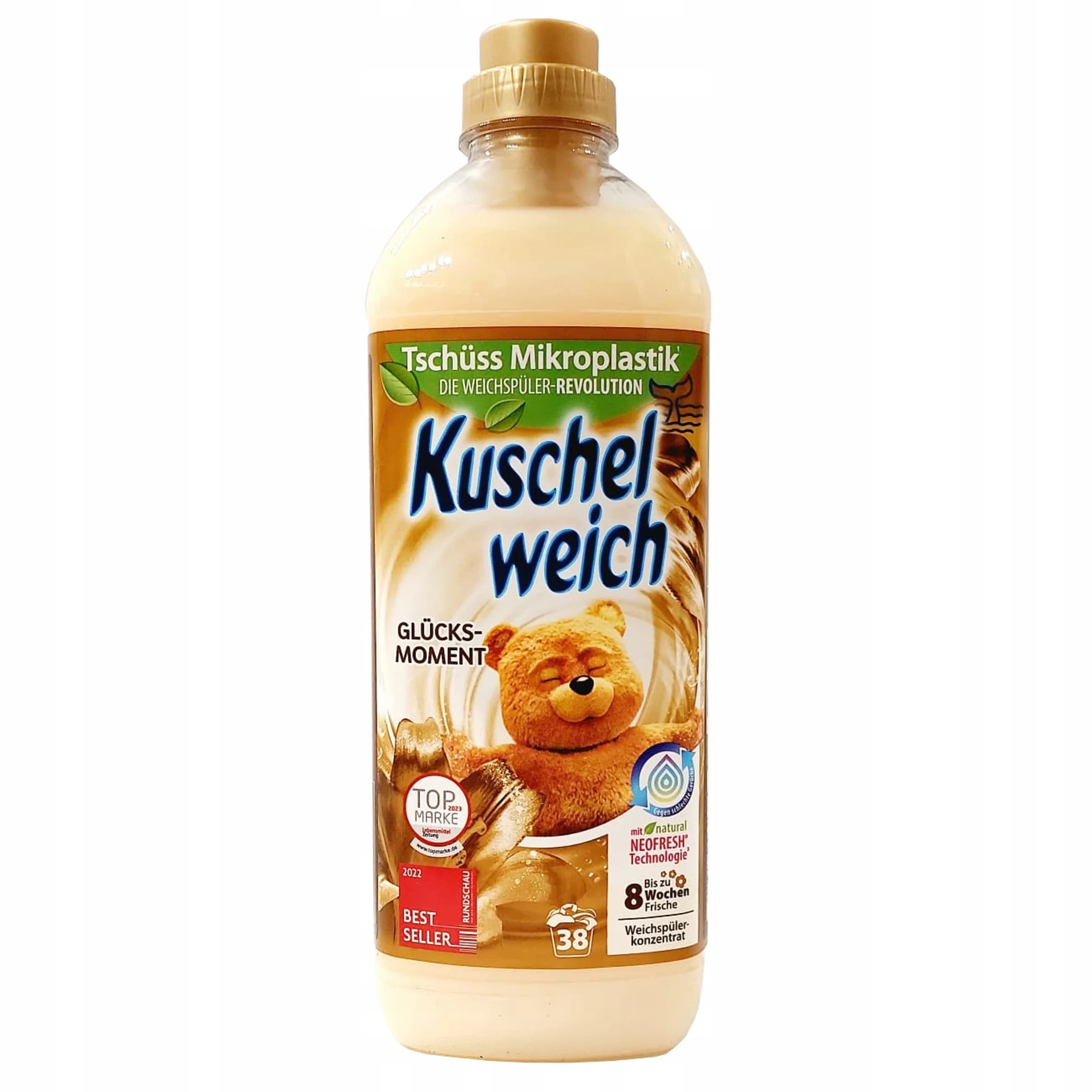 Kuschelweich koncentrovaná aviváž Glücksmoment, 1 l / 38 praní