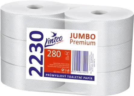 JUMBO Premium 280 toaletní papír, 2vrstvá celulóza, 6 ks
