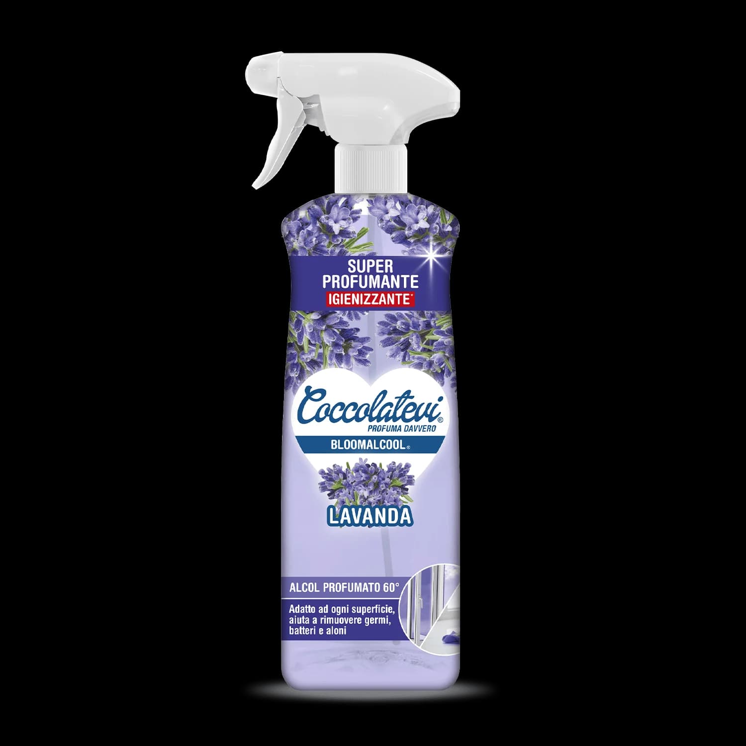 Coccolatevi BloomAlcool univerzální čistič Levandule, 750 ml