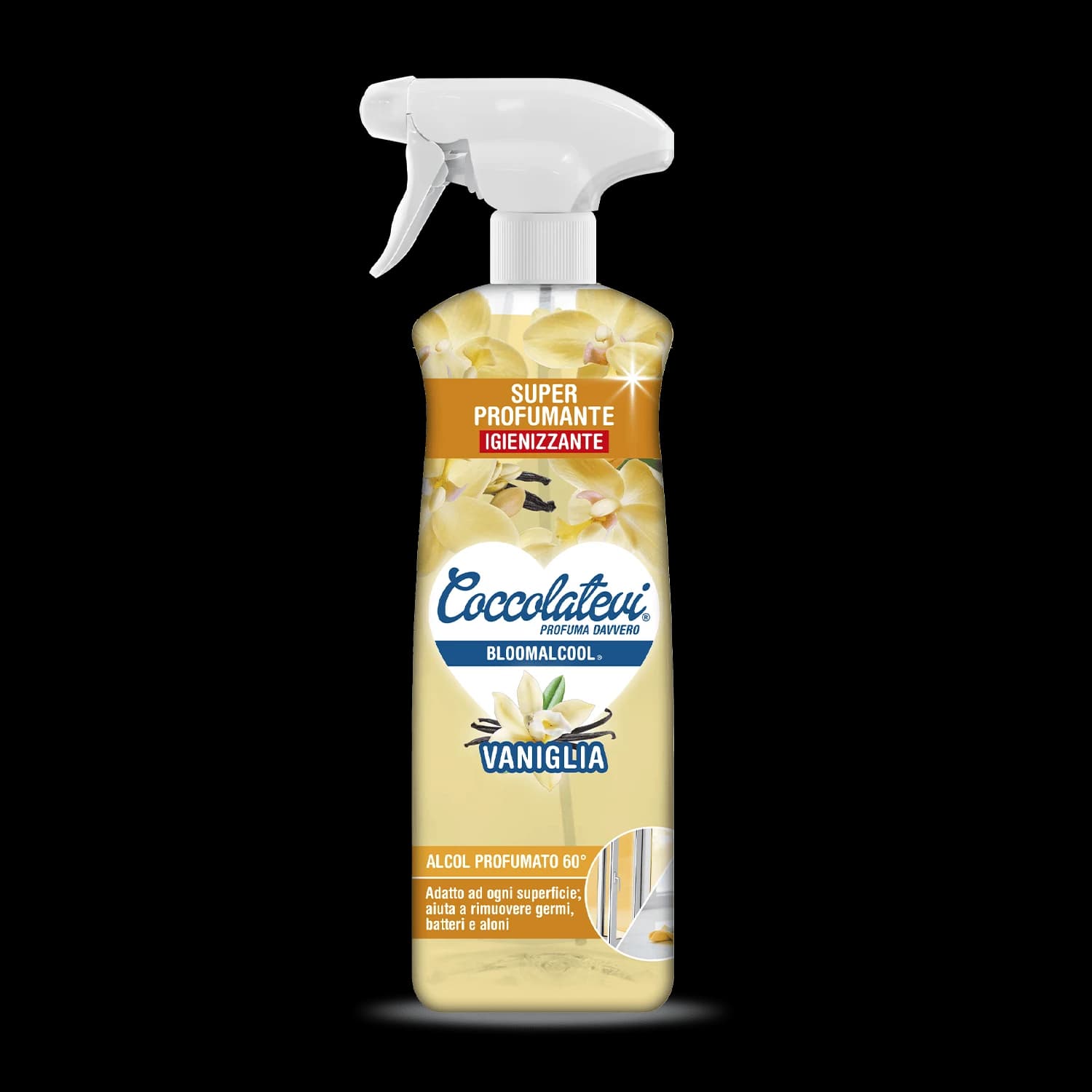 Coccolatevi BloomAlcool univerzální čistič Vanilka, 750 ml