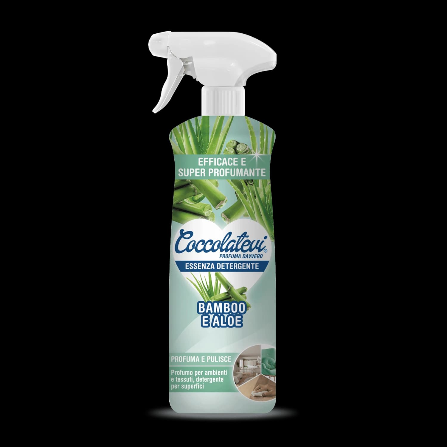 Coccolatevi Essenza univerzální čistič Bambus a aloe, 750 ml