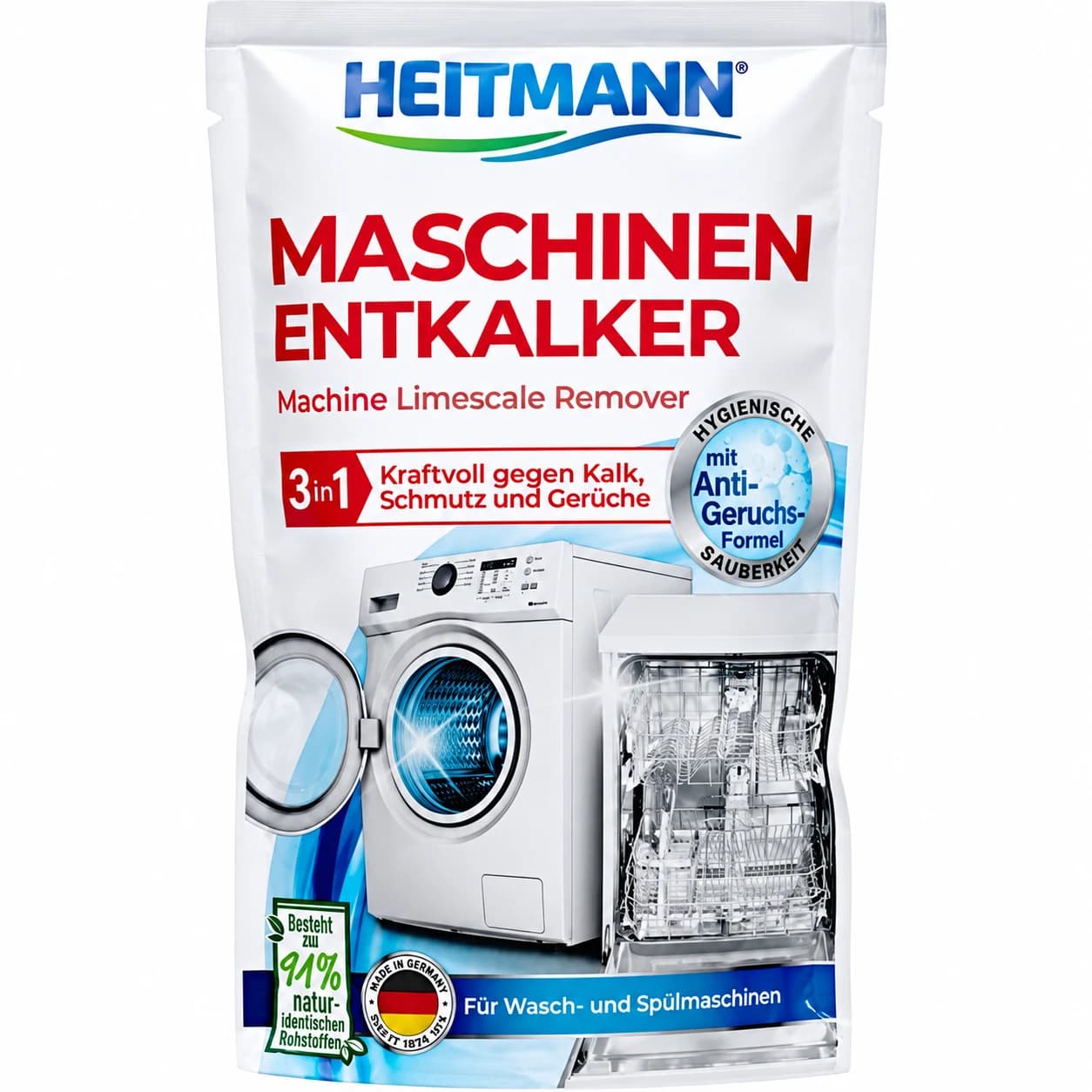 Heitmann odvápňovač praček a myček 3v1, 175 g