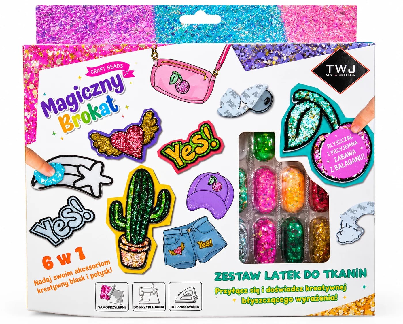 Kreativní sada Třpytivé nášivky na textil