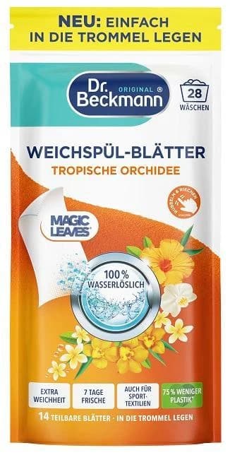 Dr. Beckmann Magic Leaves avivážní obrúsky Tropická orchidej, 28 praní