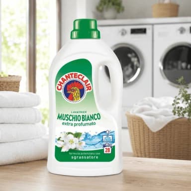 Chanteclair Muschio Bianco tekutý prací prostriedok, 28 praní, 1,26 l