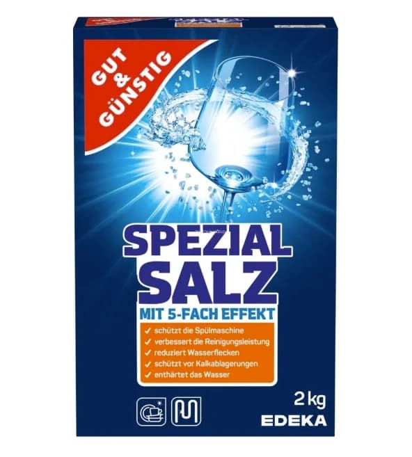 GUT&GÜNSTIG regenerační sůl do myčky, 2 kg
