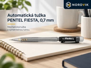 Automatická tužka PENTEL FIESTA, 0,7 mm, produktová fotografie v prostředí Nordvik