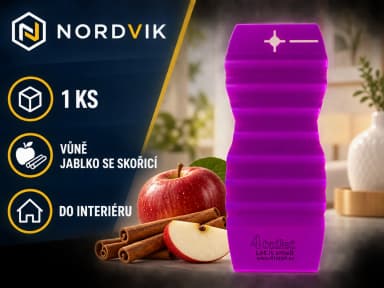4Toilet vonná závěska do interiéru Jablko se skořicí, 1 ks, produktová infografika