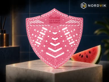 4Toilet SHIELD vonné sítko do pisoáru Meloun, 2 ks, produktová fotografie v prostředí Nordvik