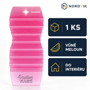 4Toilet vonná závěska do interiéru Meloun, 1 ks, produktová infografika