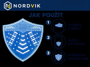 4Toilet SHIELD vonné sítko do pisoáru Oceán, 2 ks, návod k použití