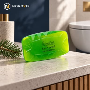4Toilet vonná závěska na WC Borovice, 1 ks, produktová fotografie v prostředí Nordvik