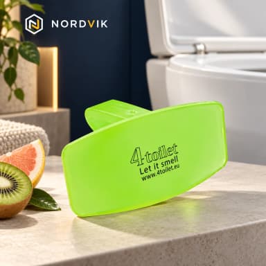 4Toilet vonná závěska na WC Kiwi s grapefruitem, 1 ks, produktová fotografie v prostředí Nordvik