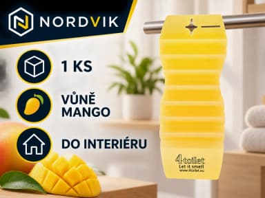 4Toilet vonná závěska do interiéru Mango, 1 ks, produktová infografika