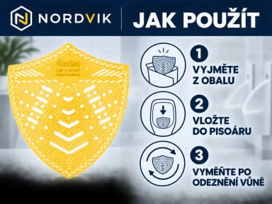 4Toilet SHIELD vonné sítko do pisoáru Mango, 2 ks, návod k použití